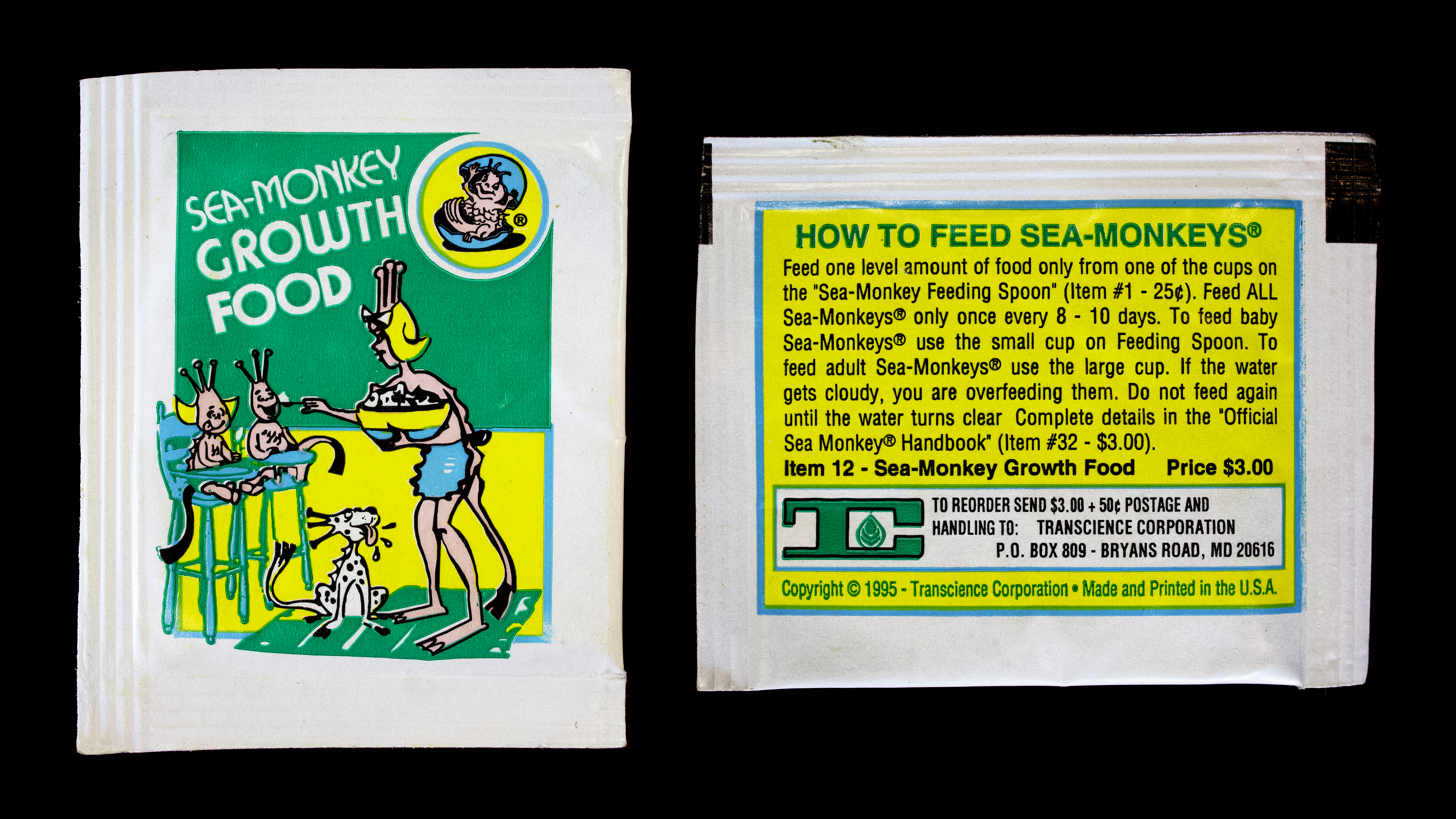 Sea Monkey Growth Food Packet