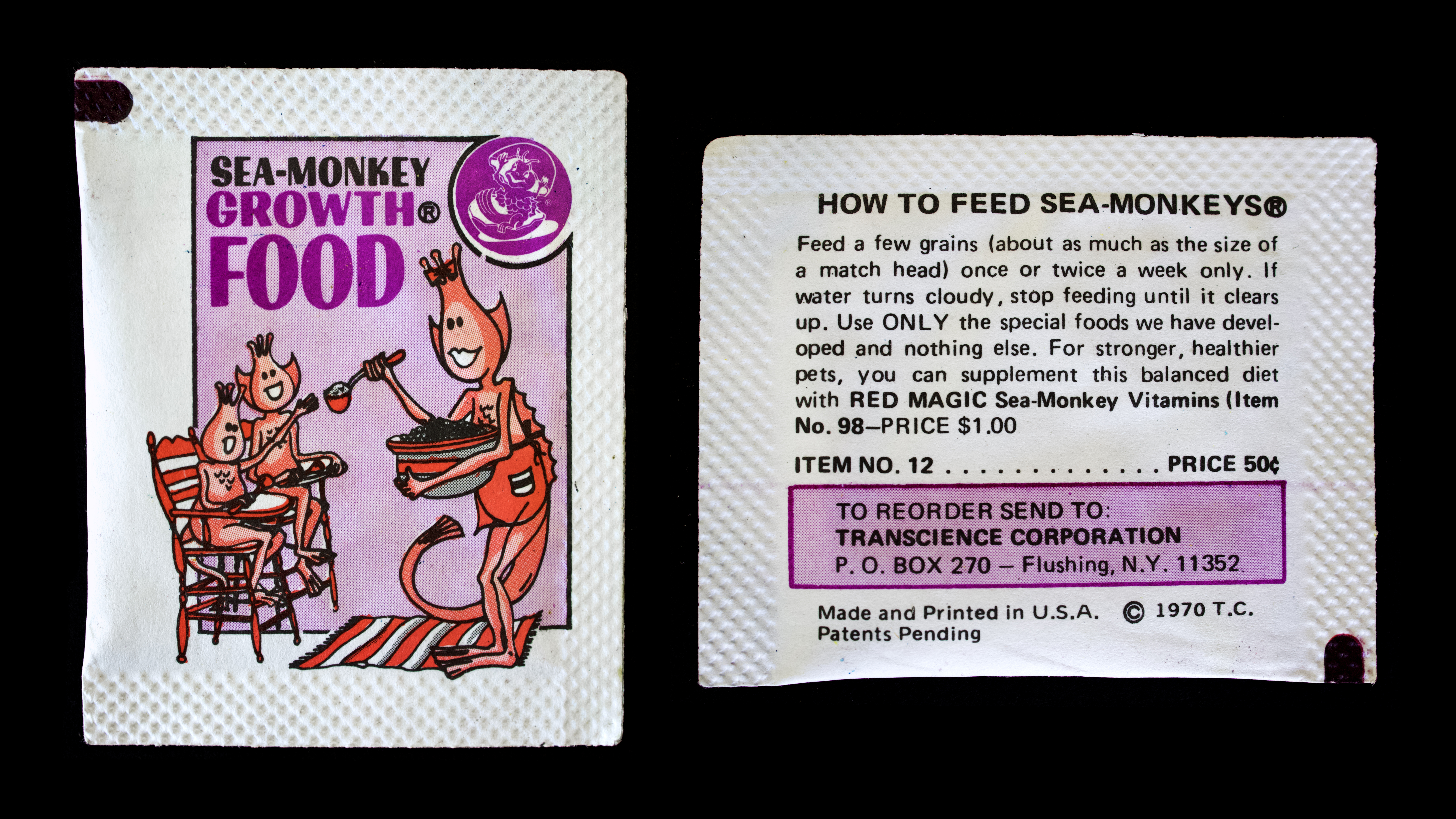 Sea Monkey Growth Food Pink