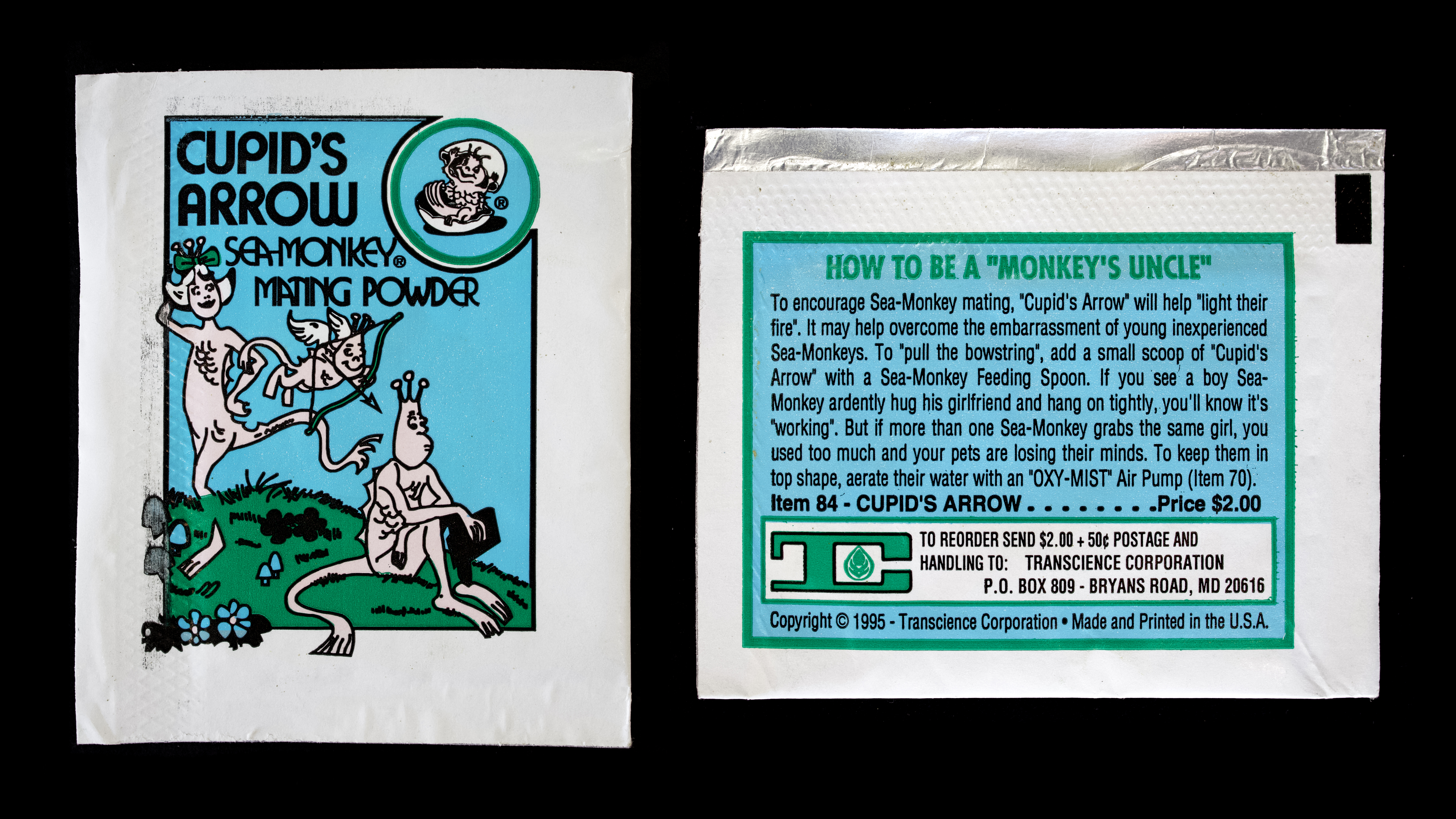 Sea Monkeys Cupids Arrow Packet