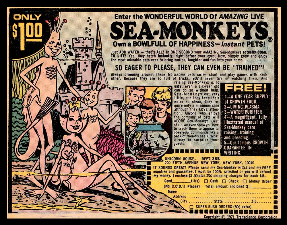 What are Sea Monkeys? - Discover the fascinating story behind Harold von Braunhut's Sea Monkeys invention and how these amazing creatures became a cultural phenomenon.
